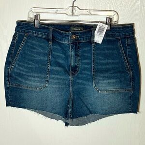 Torrid Denim Cut-Offs with Utility Pockets